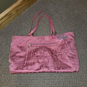 Coach Pink Tote Bag